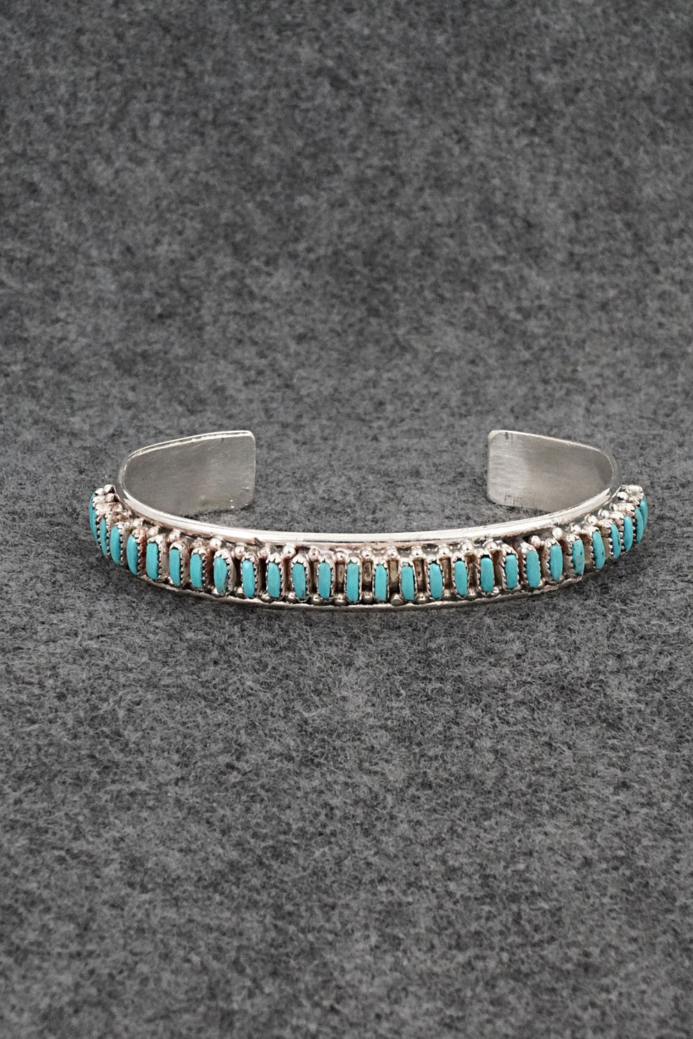 Turquoise & Sterling Silver Bracelet - Aurelia Hughte