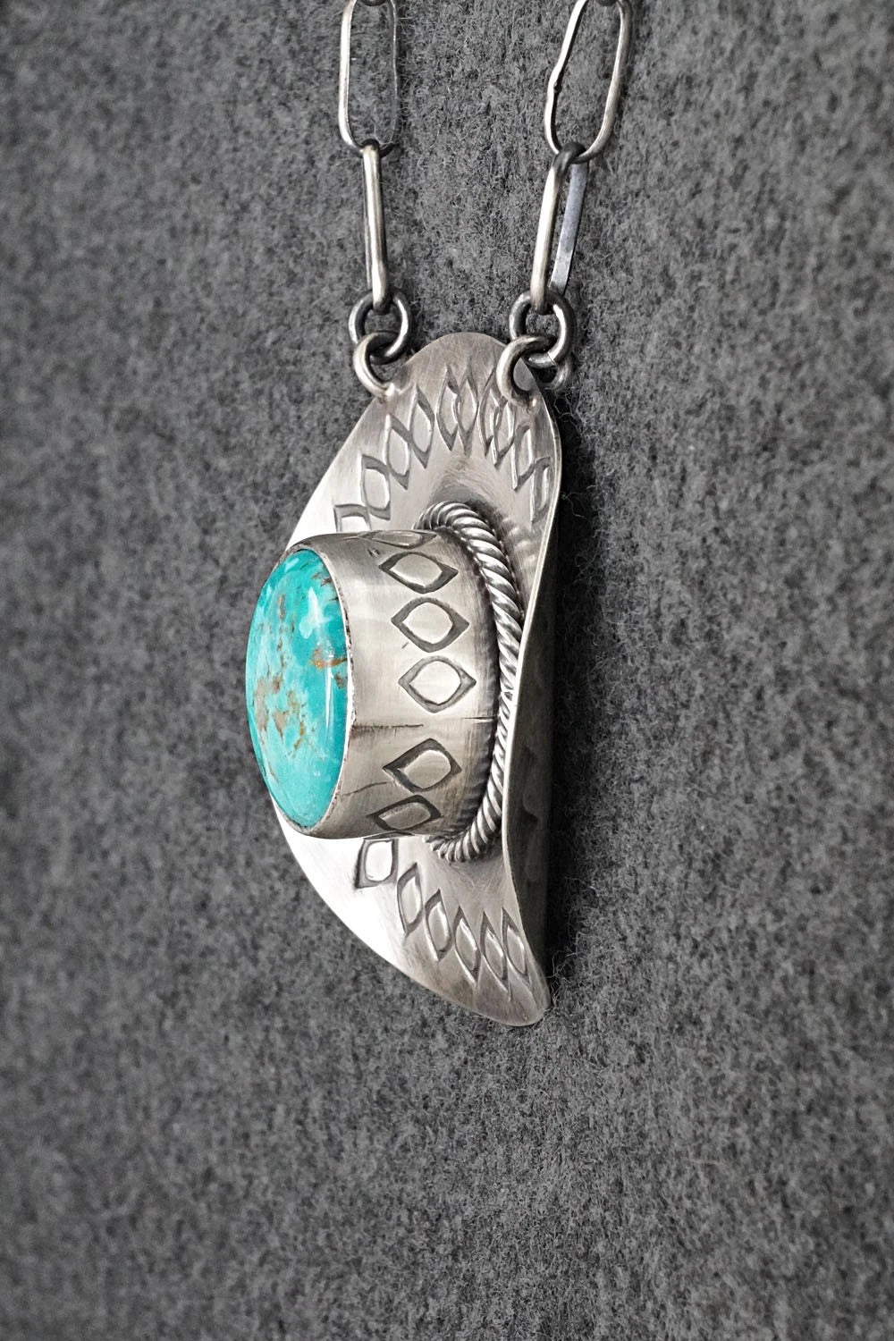 Turquoise & Sterling Silver Necklace - Randy Boyd