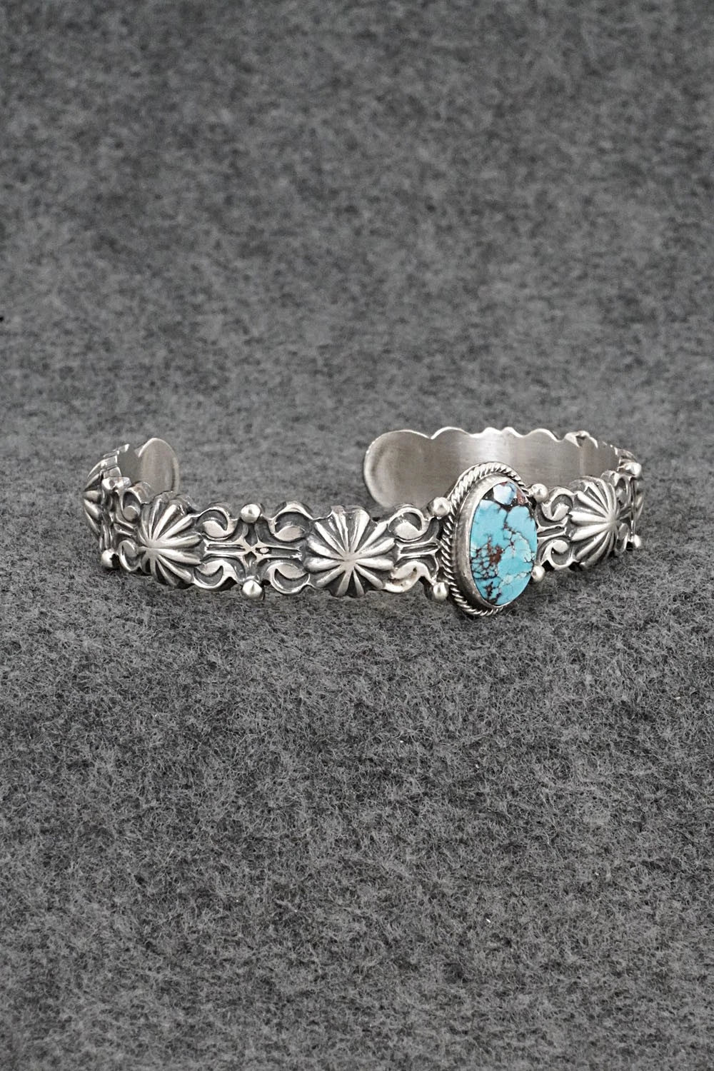 Turquoise & Sterling Silver Bracelet - Thomas Yazzie