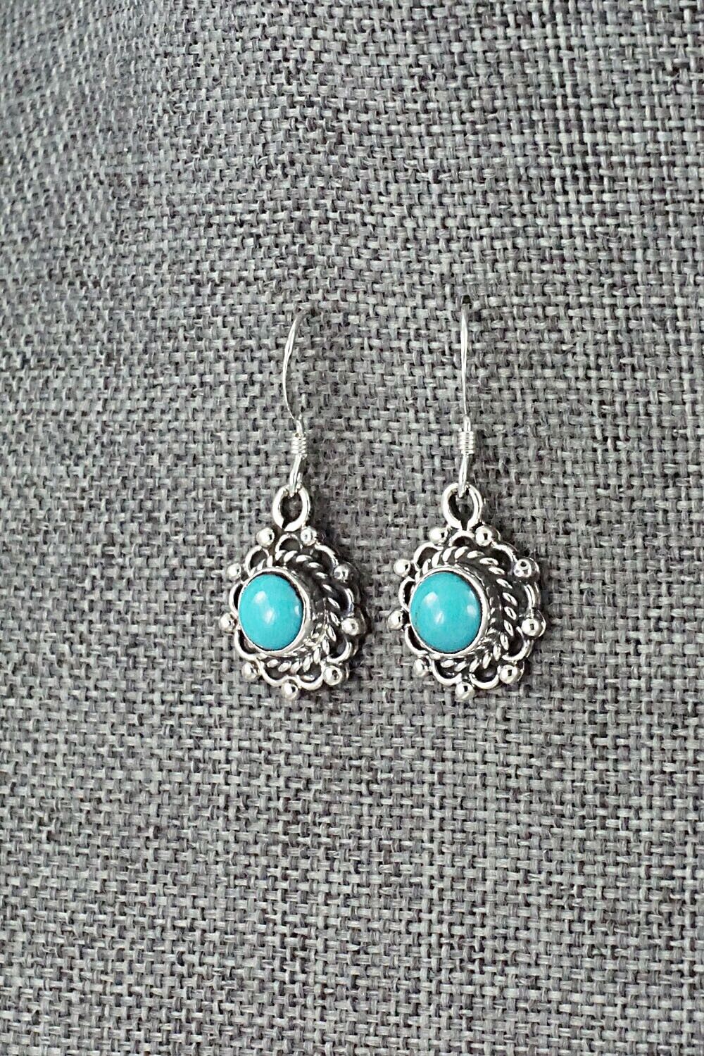 Turquoise & Sterling Silver Earrings - Emery Spencer