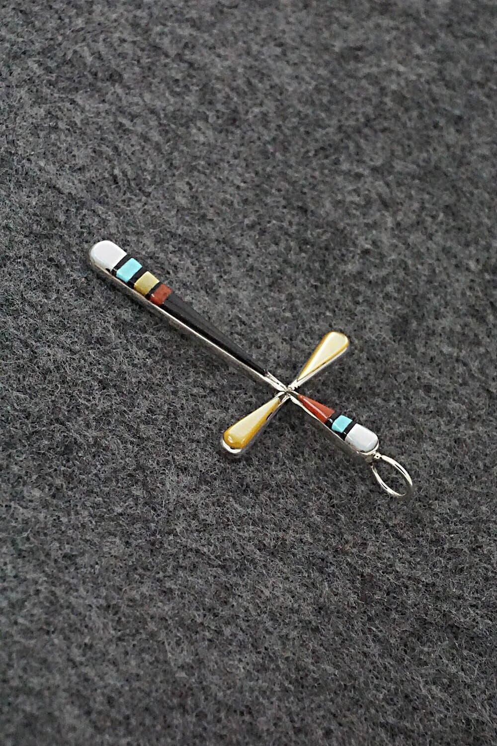Multi-Stone & Sterling Silver Pendant - Sylvester Noche