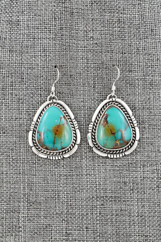 Turquoise & Sterling Silver Earrings - Irene Kee