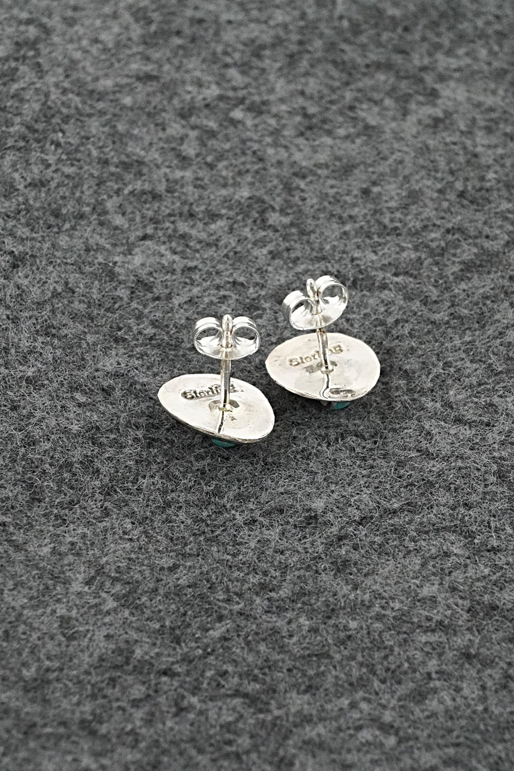 Turquoise & Sterling Silver Earrings - Sandra Parker