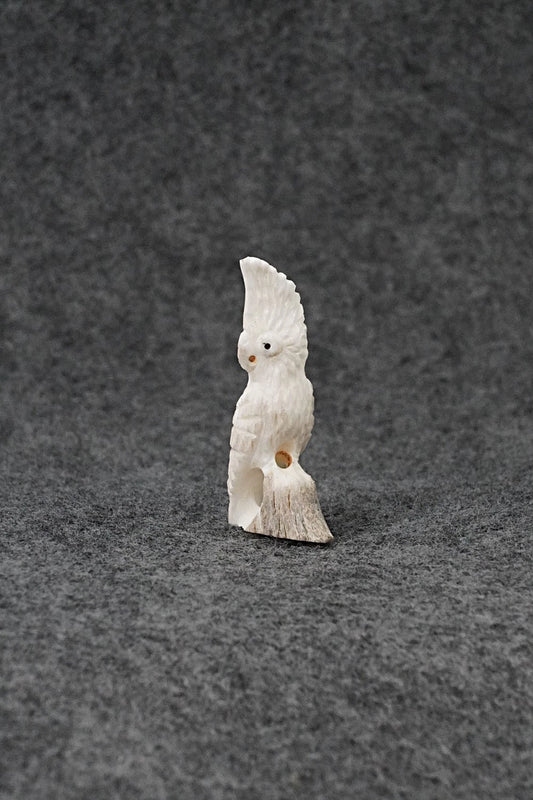 Parrot Zuni Fetish Carving - Chris Peina