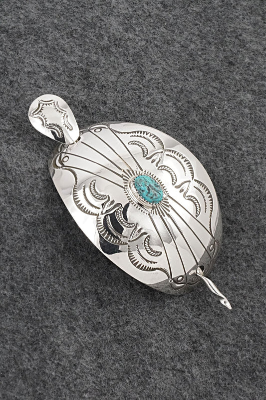 Turquoise & Sterling Silver Hair Pin - Jolene Begay