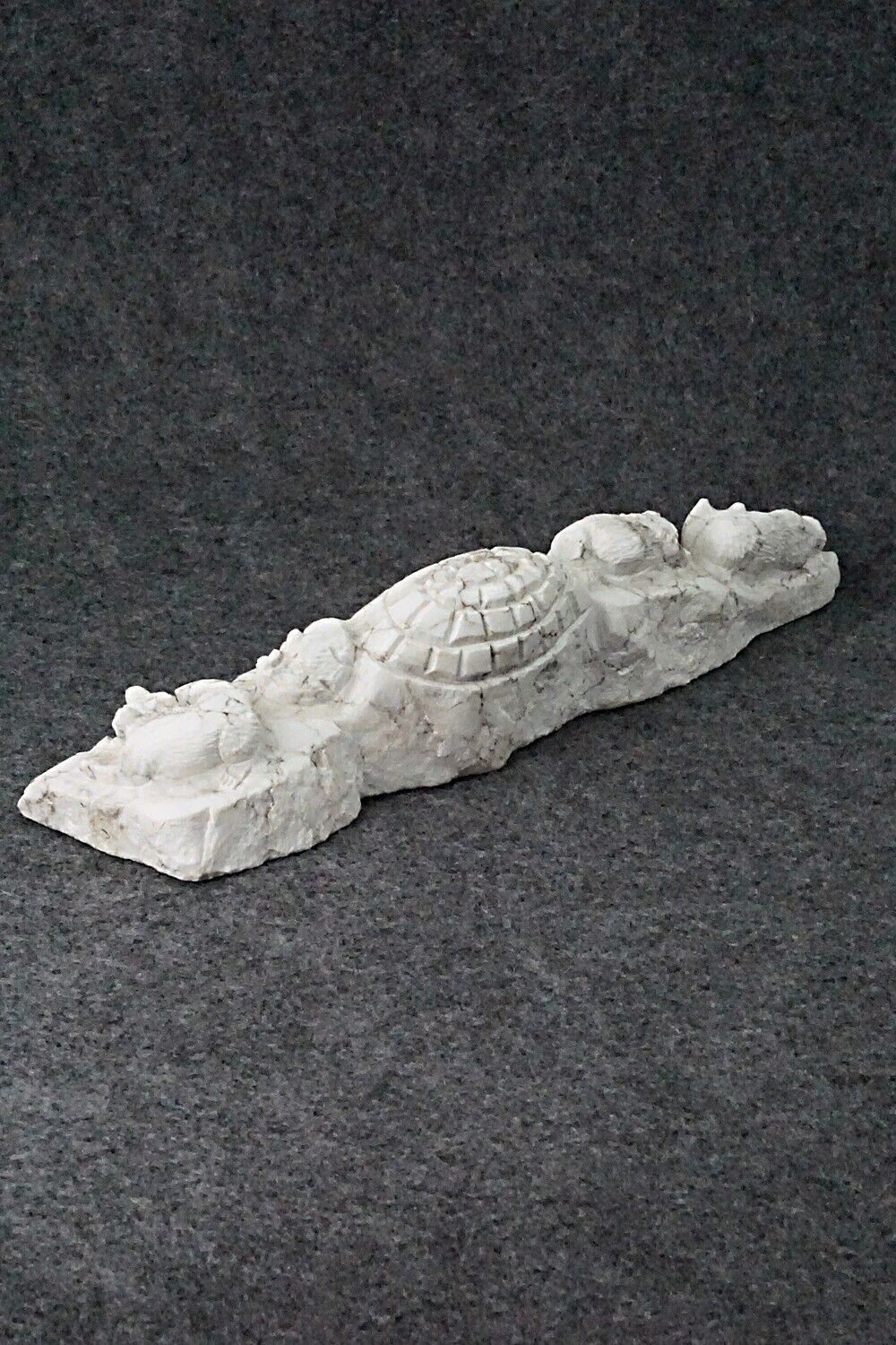 Wolves Zuni Fetish Carving - Chris Peina