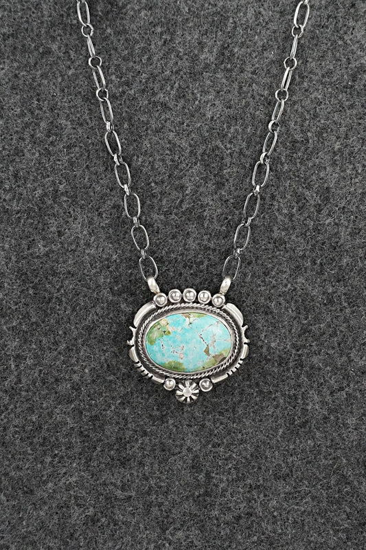 Turquoise & Sterling Silver Necklace - Daniel Benally