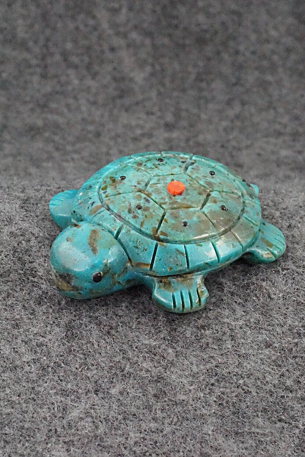 Turtle Zuni Fetish Carving - Reynold Lunasee