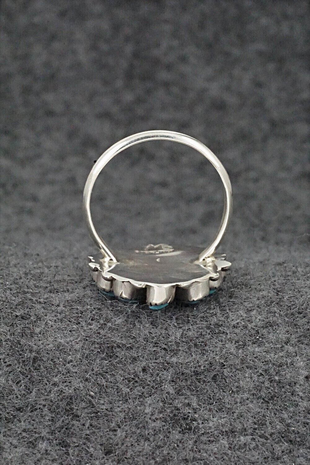 Turquoise & Sterling Silver Ring - Mary Chavez - Size 7.25