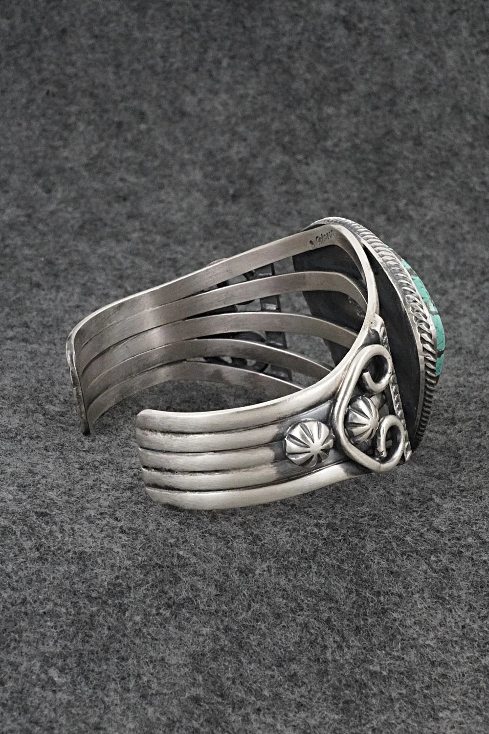 Turquoise & Sterling Silver Bracelet - Bobby Johnson