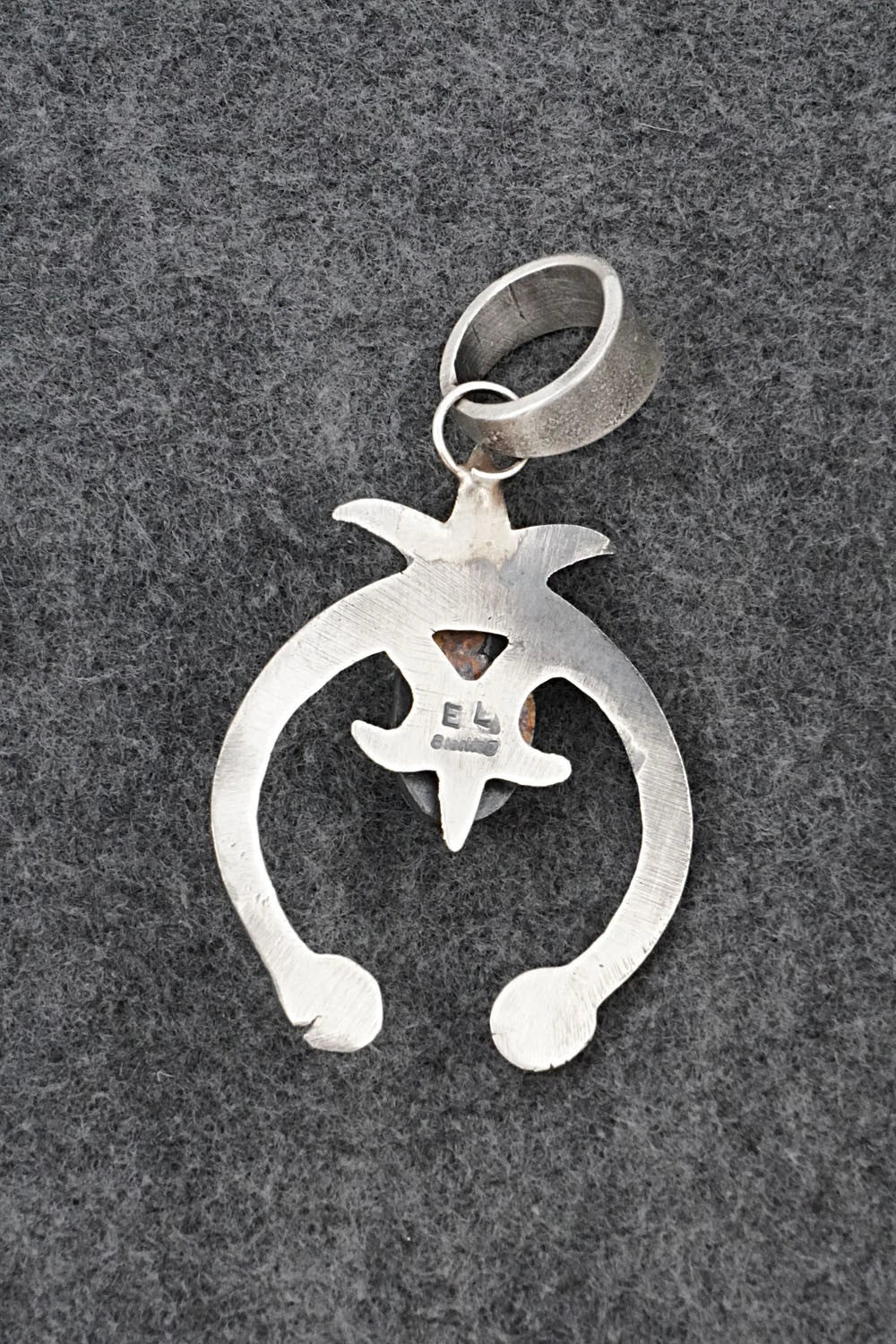 Turquoise & Sterling Silver Naja Pendant - Eva Billah