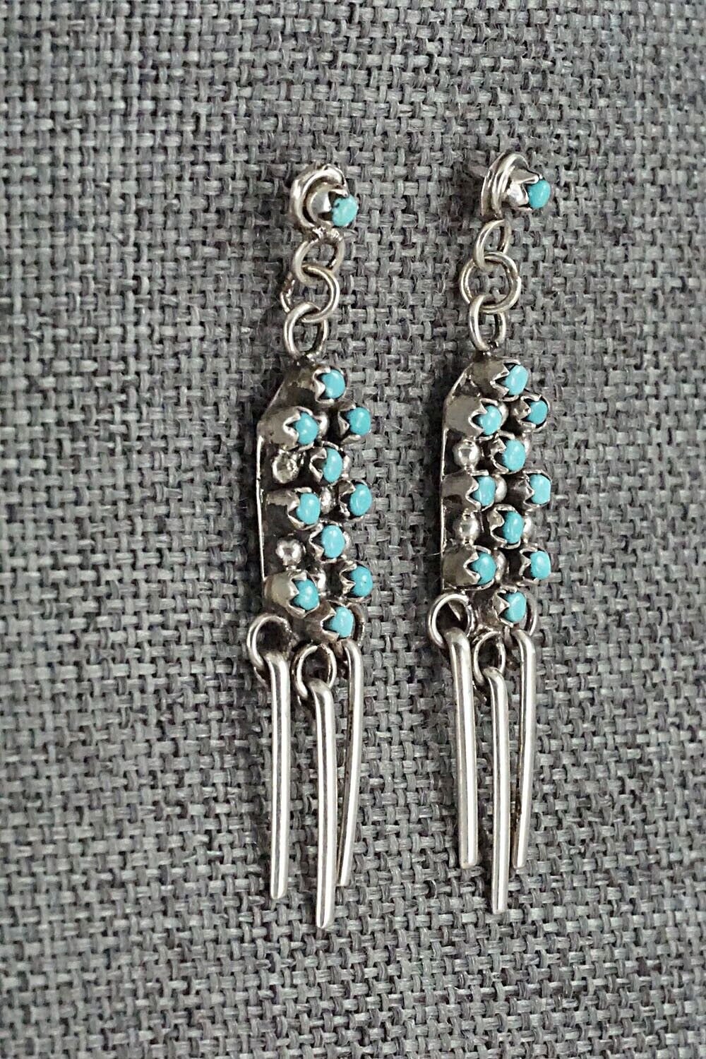 Turquoise & Sterling Silver Earrings - Arlene Quam