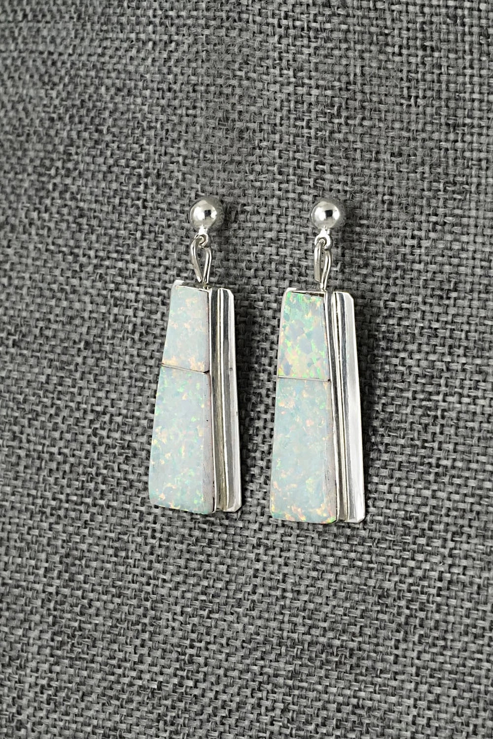 Opalite & Sterling Silver Earrings - Brenda Pete