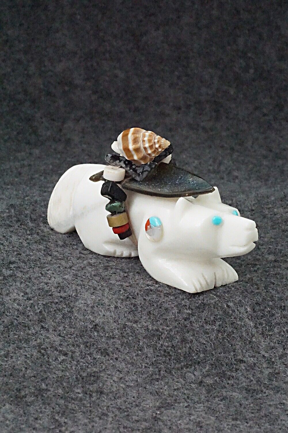 Wolf Zuni Fetish Carving - Michael Laweka