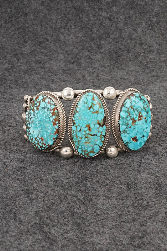 Turquoise & Sterling Silver Bracelet - Ray Nez