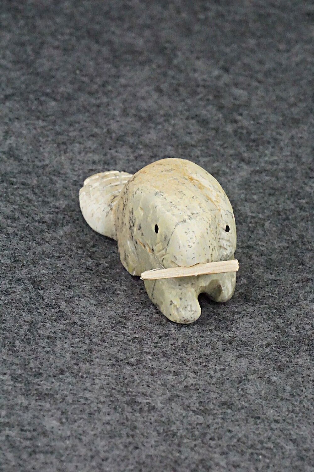 Beaver Zuni Fetish Carving - Justin Red Elk