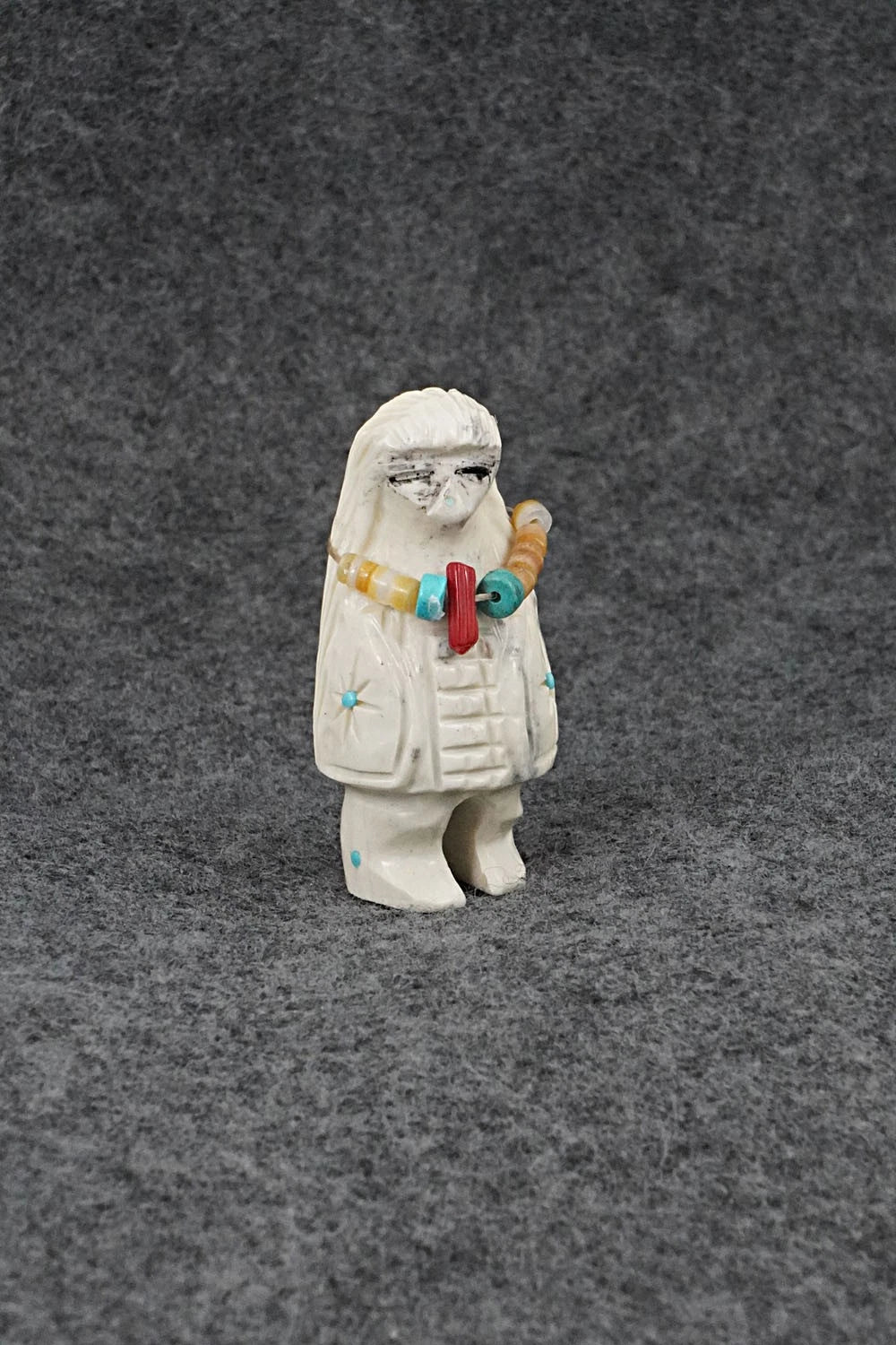Corn Maiden Zuni Fetish Carving - Farlan & Paulette Quam