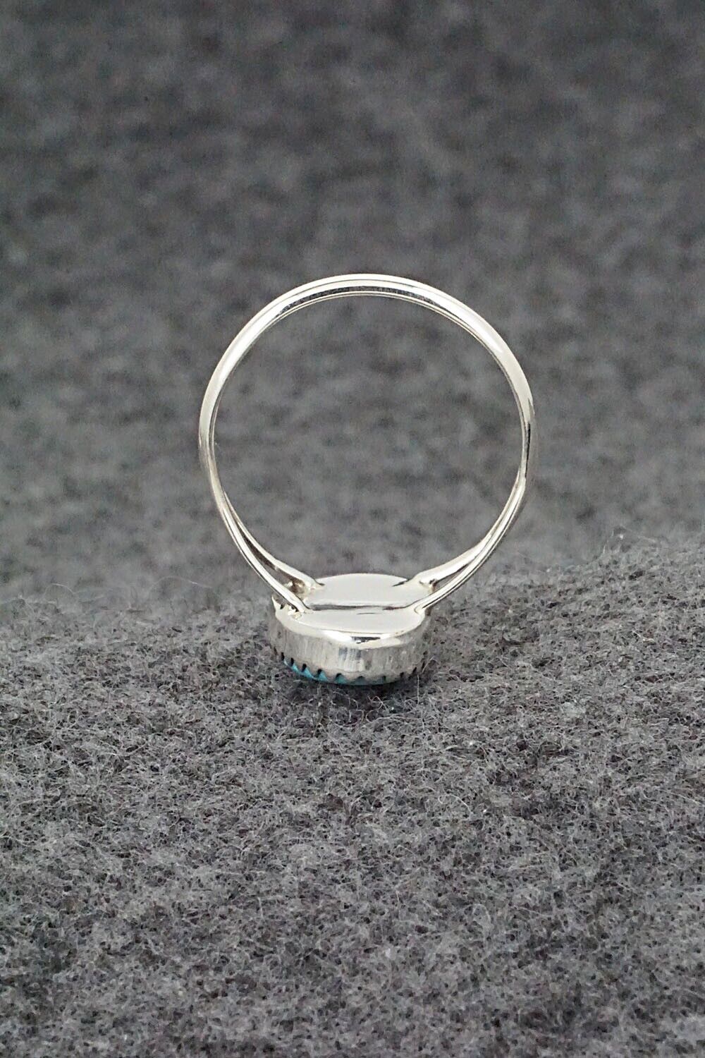 Turquoise & Sterling Silver Ring - Sharon McCarthy - Size 7.5