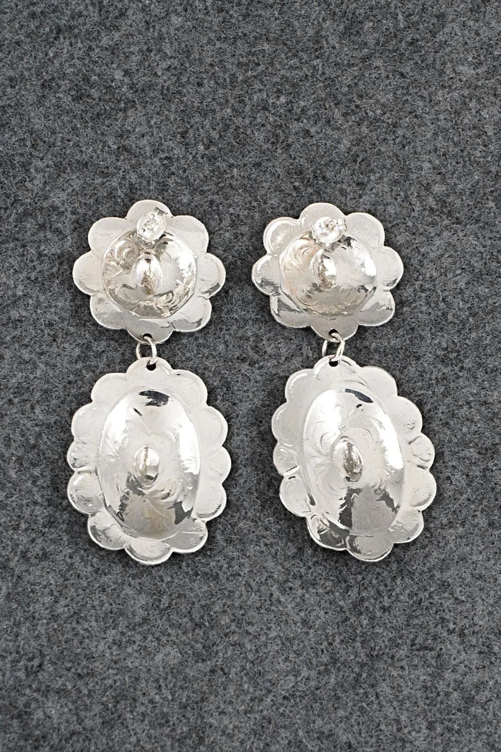 Sterling Silver Earrings - Bertha Begay