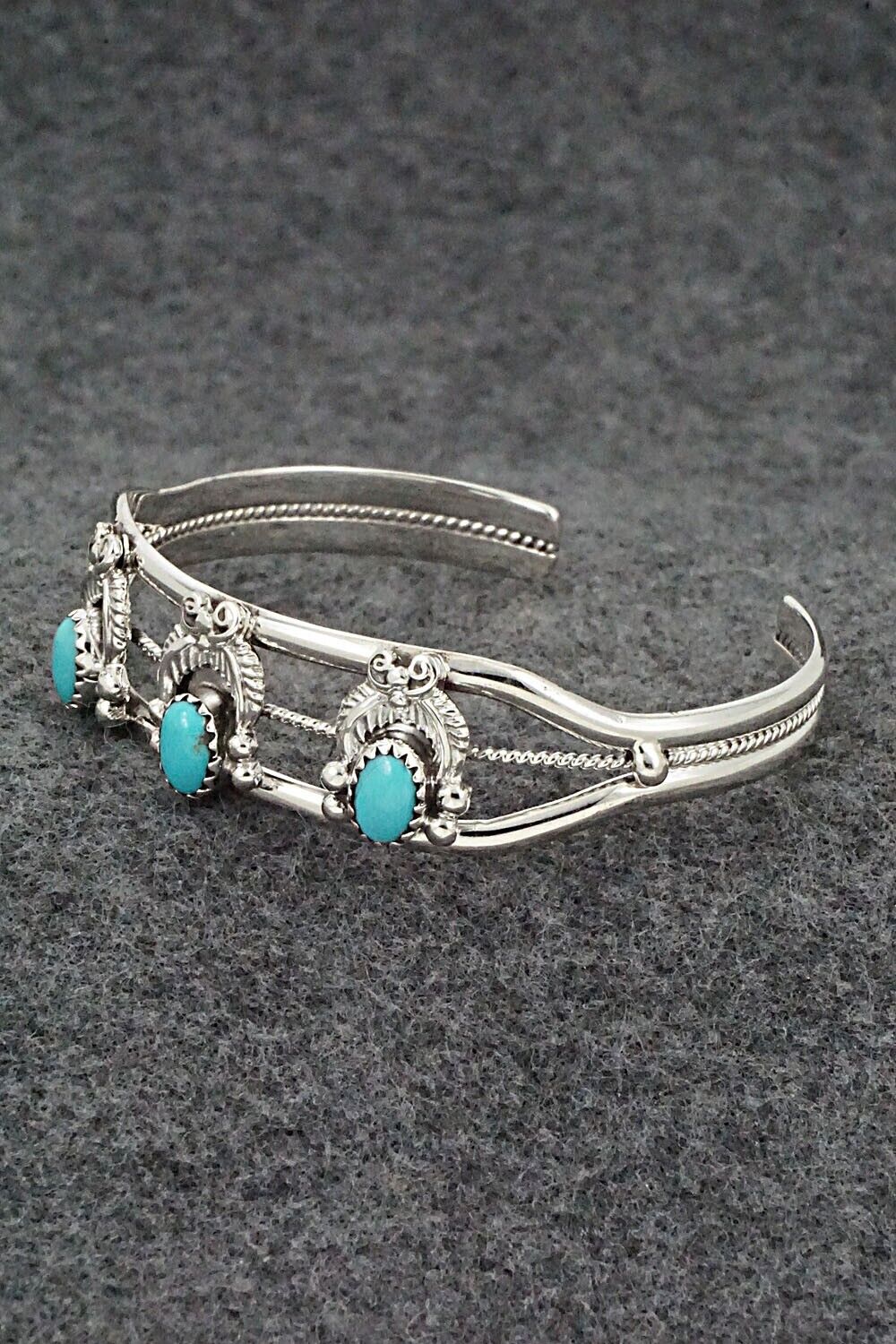 Turquoise & Sterling Silver Bracelet - William Begay