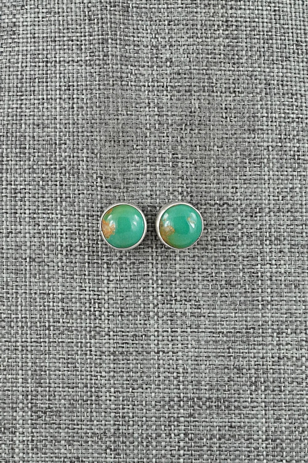 Turquoise & Sterling Silver Earrings - Rosemary Saunders