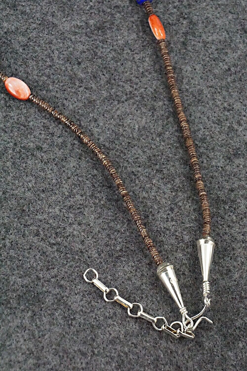 Multi Stone and Sterling Silver Necklace - Helen Tsosie