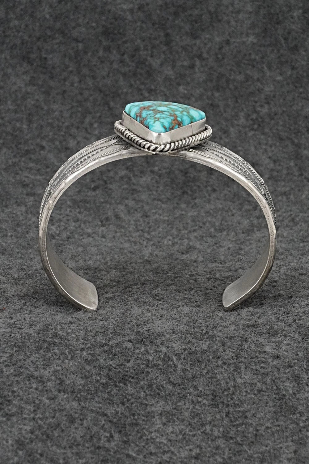 Turquoise & Sterling Silver Bracelet - Michael Calladitto