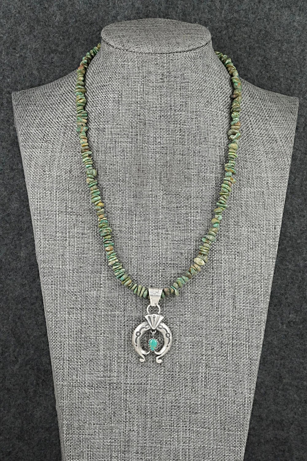 Turquoise & Sterling Silver Necklace - Sharon McCarthy
