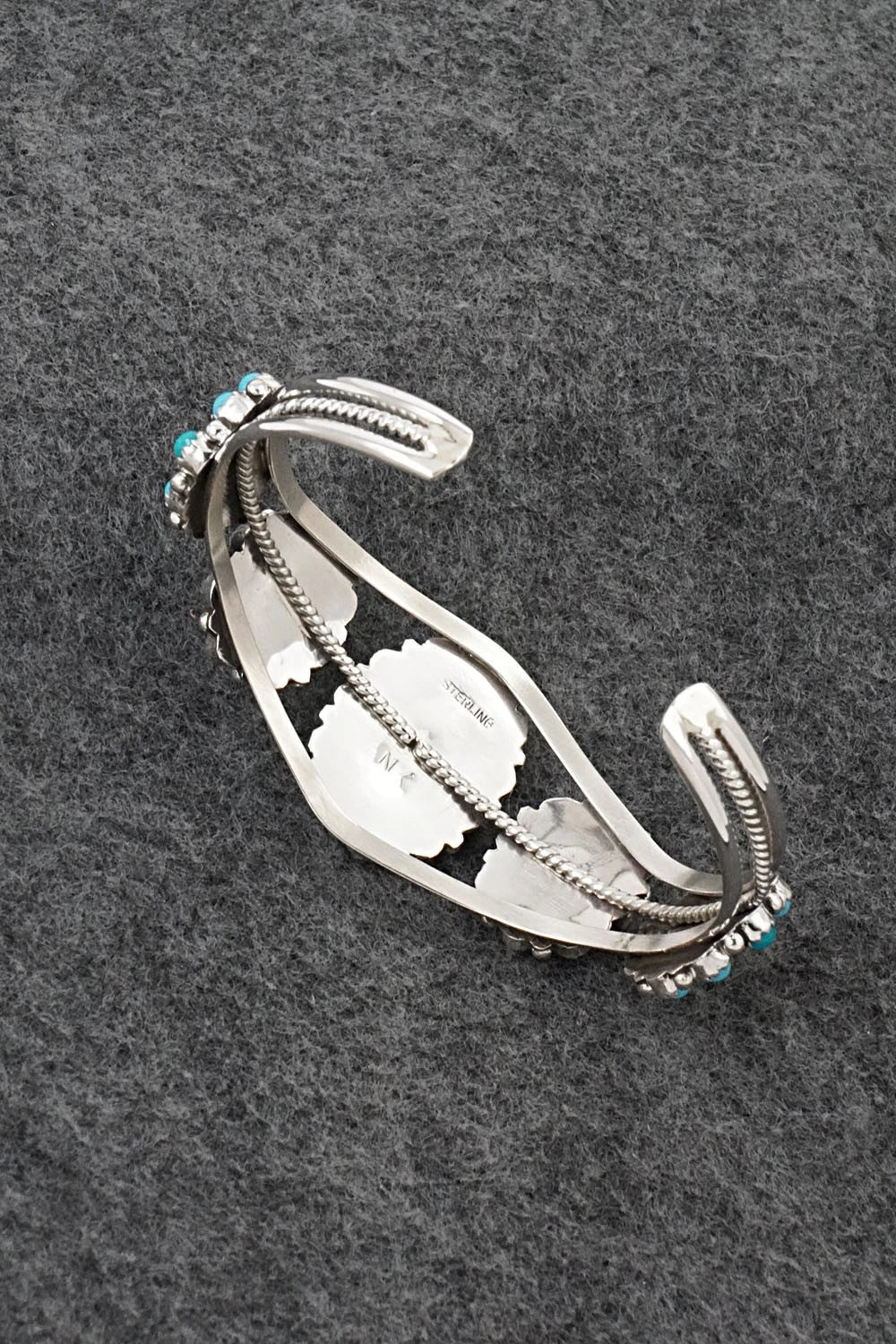 Turquoise & Sterling Silver Bracelet - Nathaniel Kurley