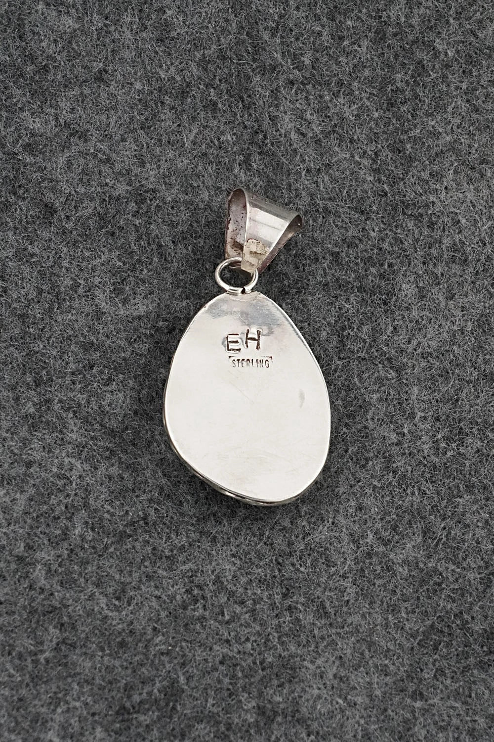 White Buffalo & Sterling Silver Pendant - Ernest Hawthorne