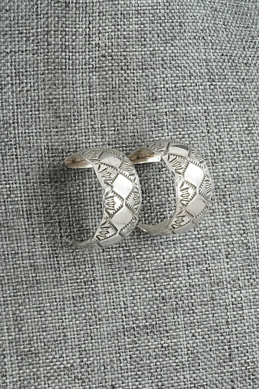 Sterling Silver Hoop Earrings - Nova Ashley
