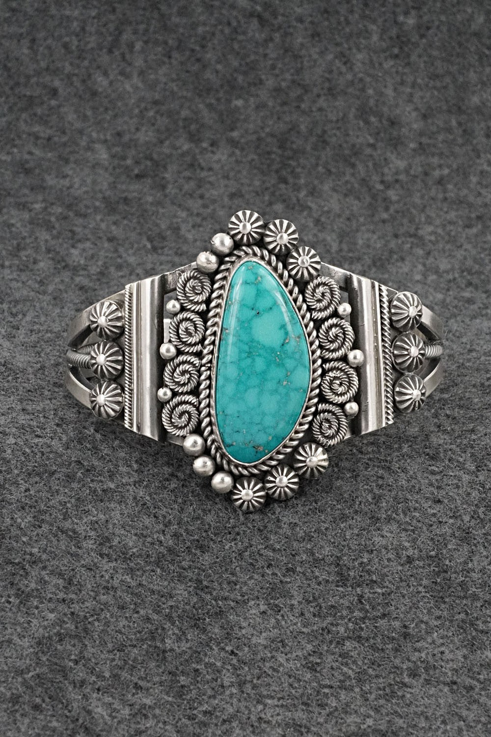Turquoise & Sterling Silver Bracelet - Rosita Calladitto