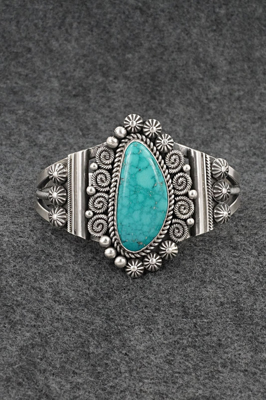 Turquoise & Sterling Silver Bracelet - Rosita Calladitto
