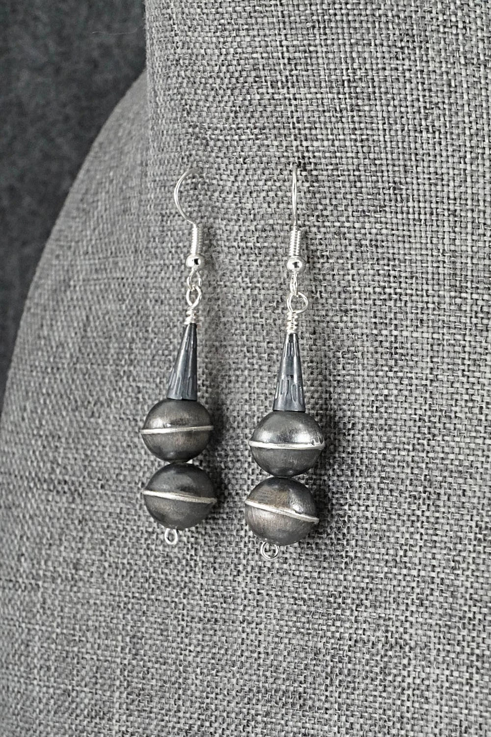 Turquoise & Sterling Silver Squash Blossom Set - Gilbert Martin