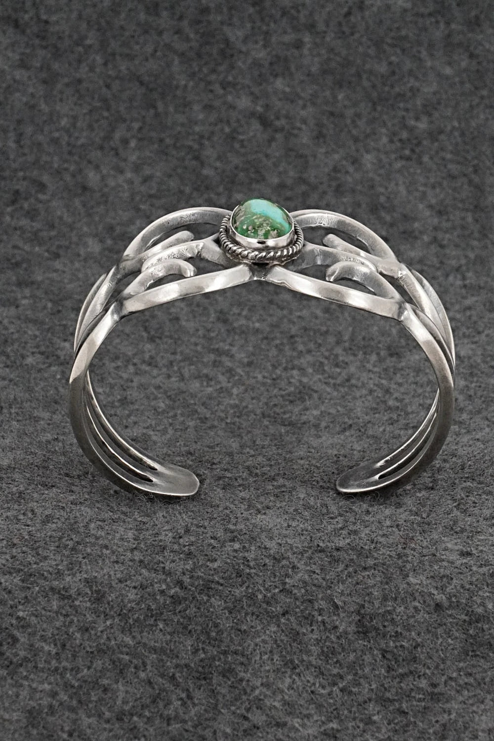Turquoise & Sterling Silver Bracelet - Eugene Gruber
