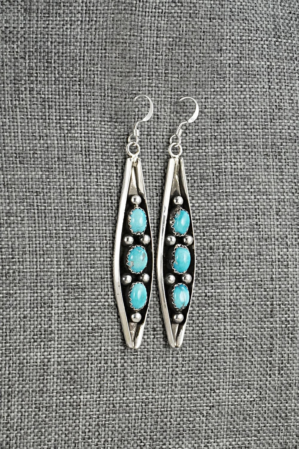 Turquoise & Sterling Silver Earrings - Paul Largo
