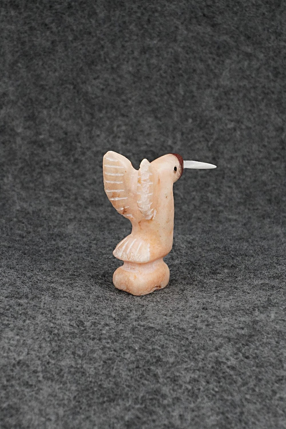 Hummingbird Zuni Fetish Carving - Justin Red Elk
