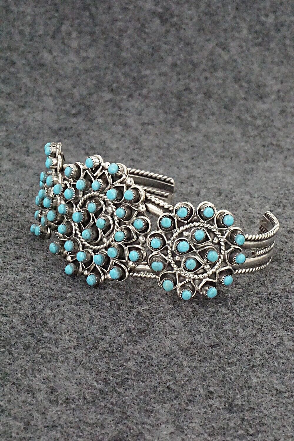 Turquoise & Sterling Silver Bracelet - Wayne Johnson