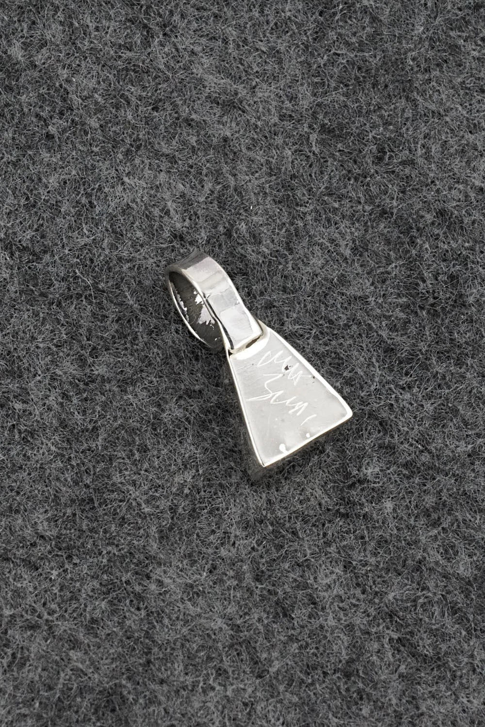 Turquoise & Sterling Silver Inlay Pendant - Michelle Haloo