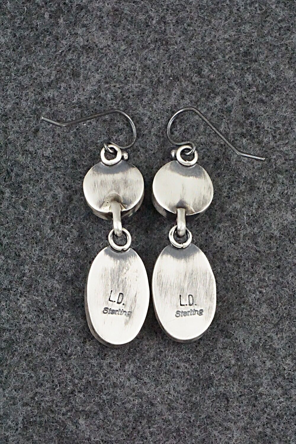 Turquoise & Sterling Silver Earrings - Loretta Delgarito