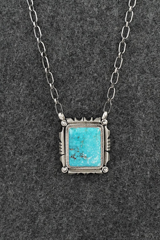 Turquoise & Sterling Silver Necklace - Daniel Benally