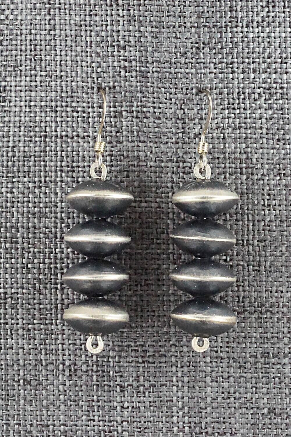 Sterling Silver Navajo Pearl Earrings - Preston Haley