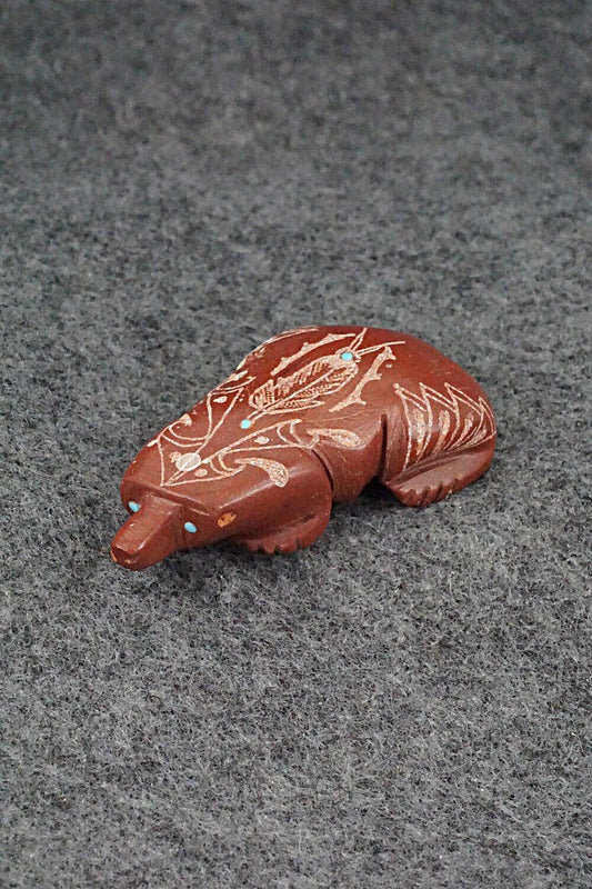 Mole Zuni Fetish Carving - Adrian Cachini