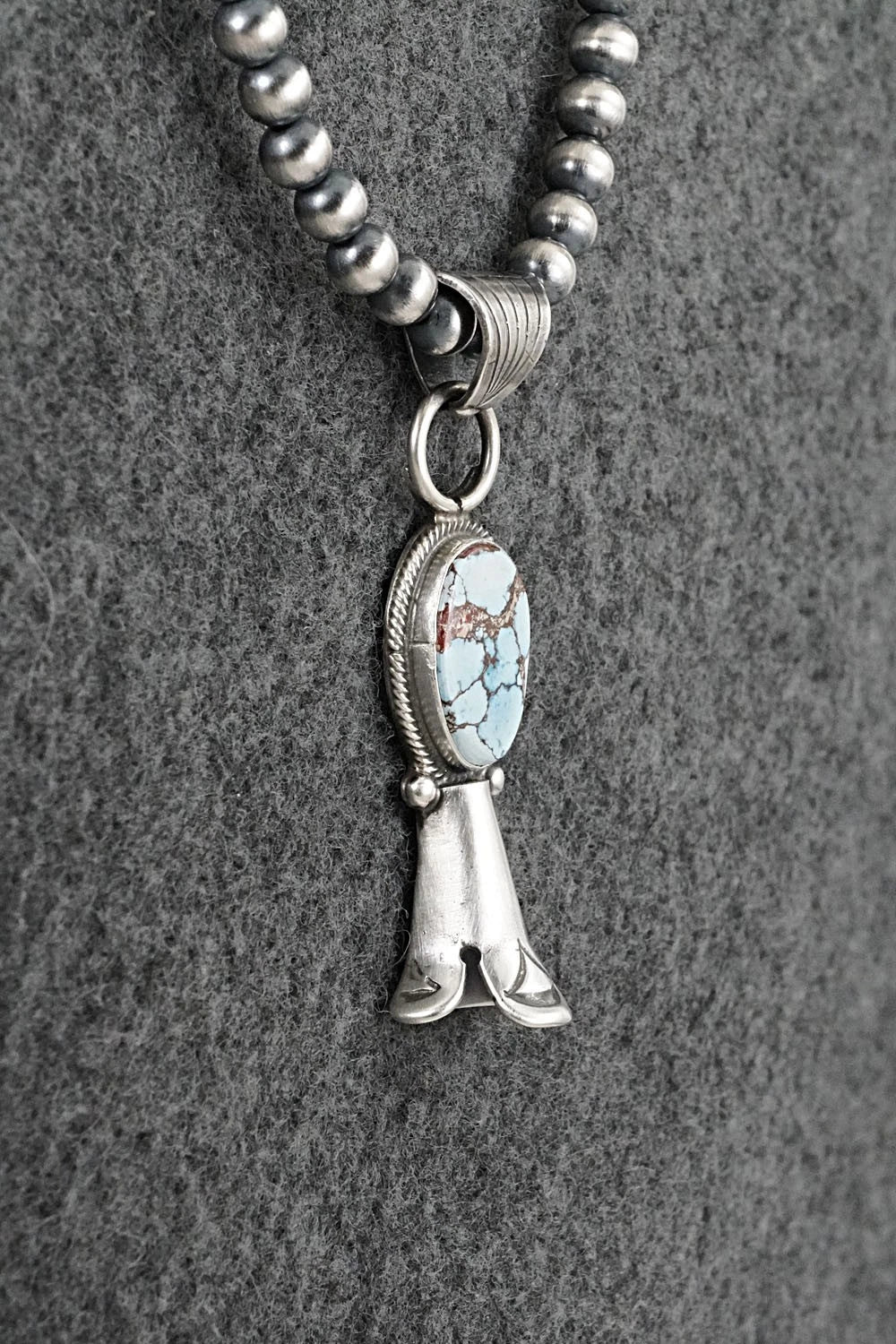 Turquoise & Sterling Silver Necklace - Sharon McCarthy