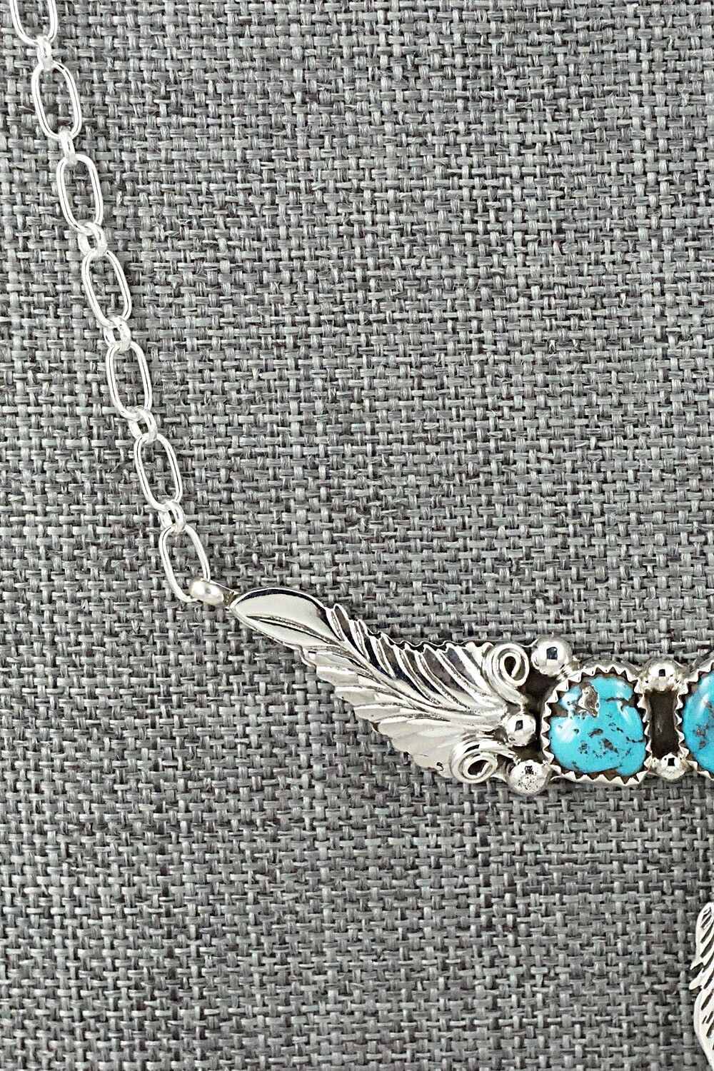 Turquoise & Sterling Silver Necklace - Sadie Jim