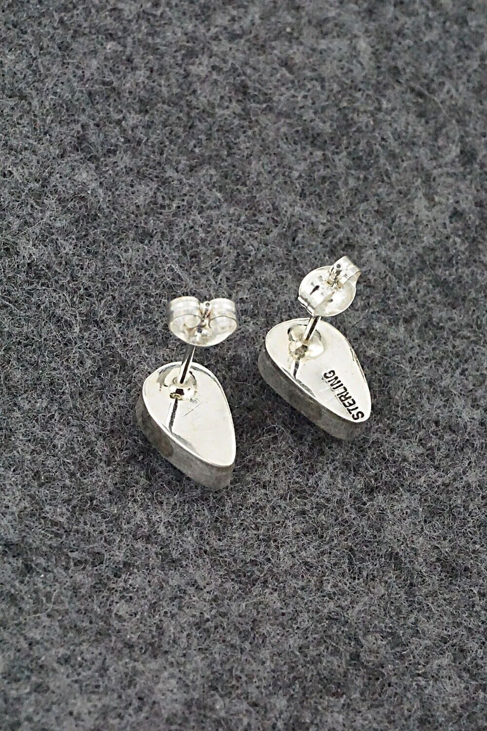 Turquoise & Sterling Silver Earrings - Marco Begaye