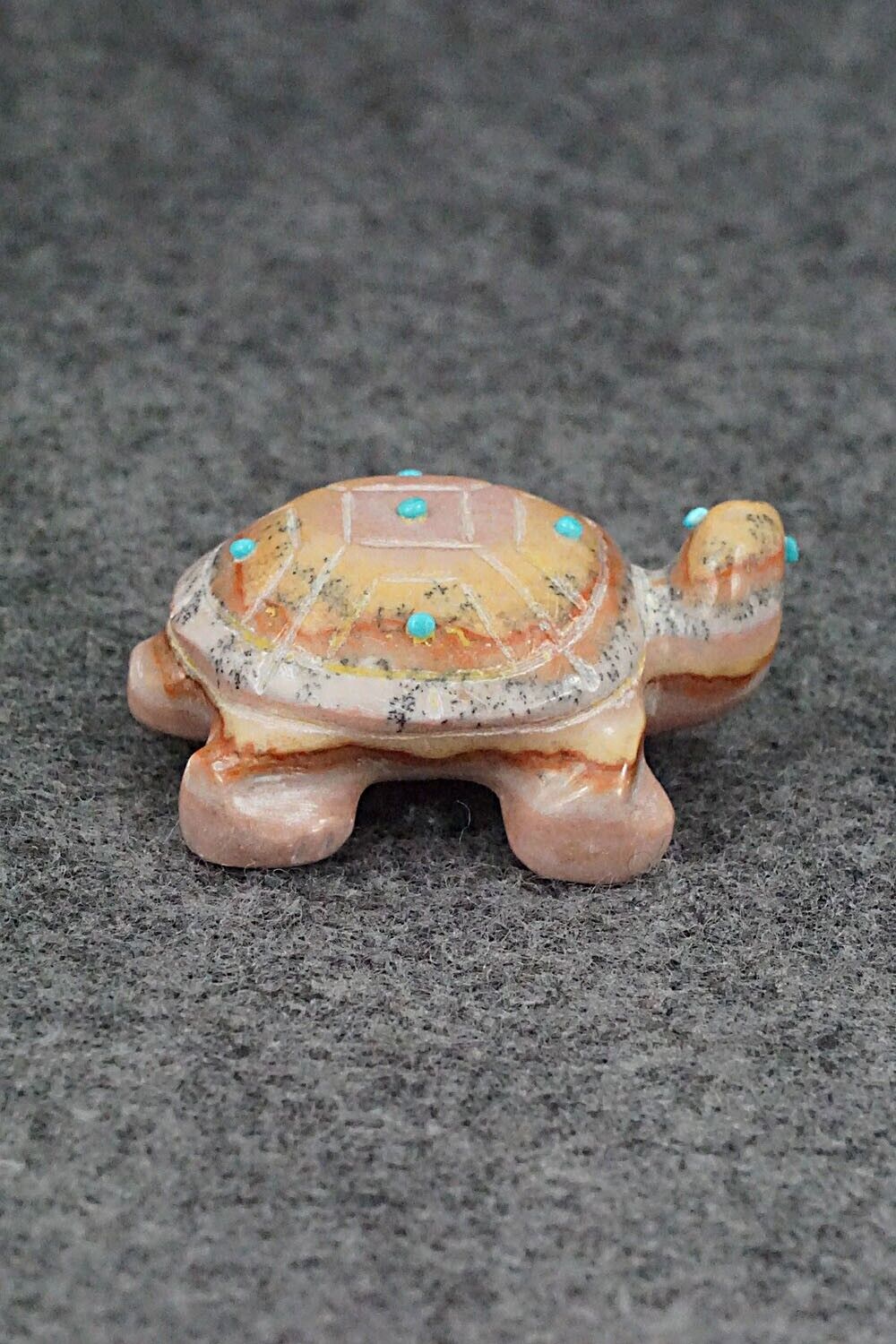 Turtle Zuni Fetish Carving - Tyrone Poncho