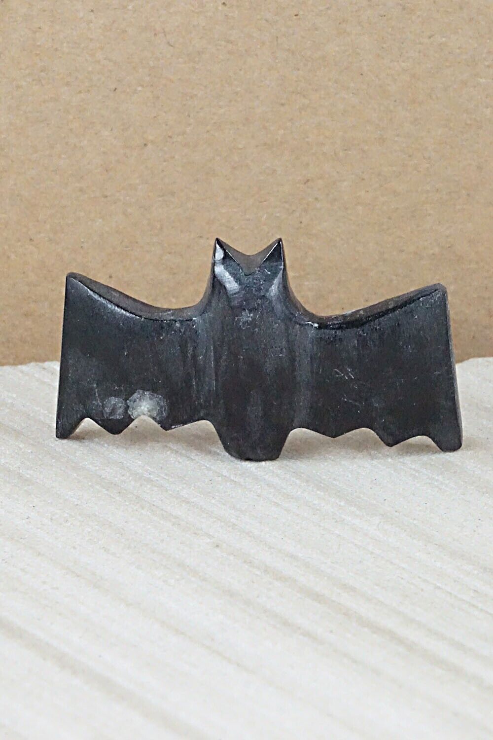 Bat Zuni Fetish Carving - Tim Lementino