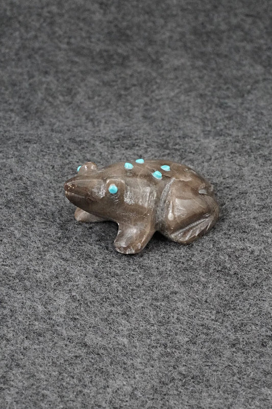 Frog Zuni Fetish Carving - Ronnie Lunasee
