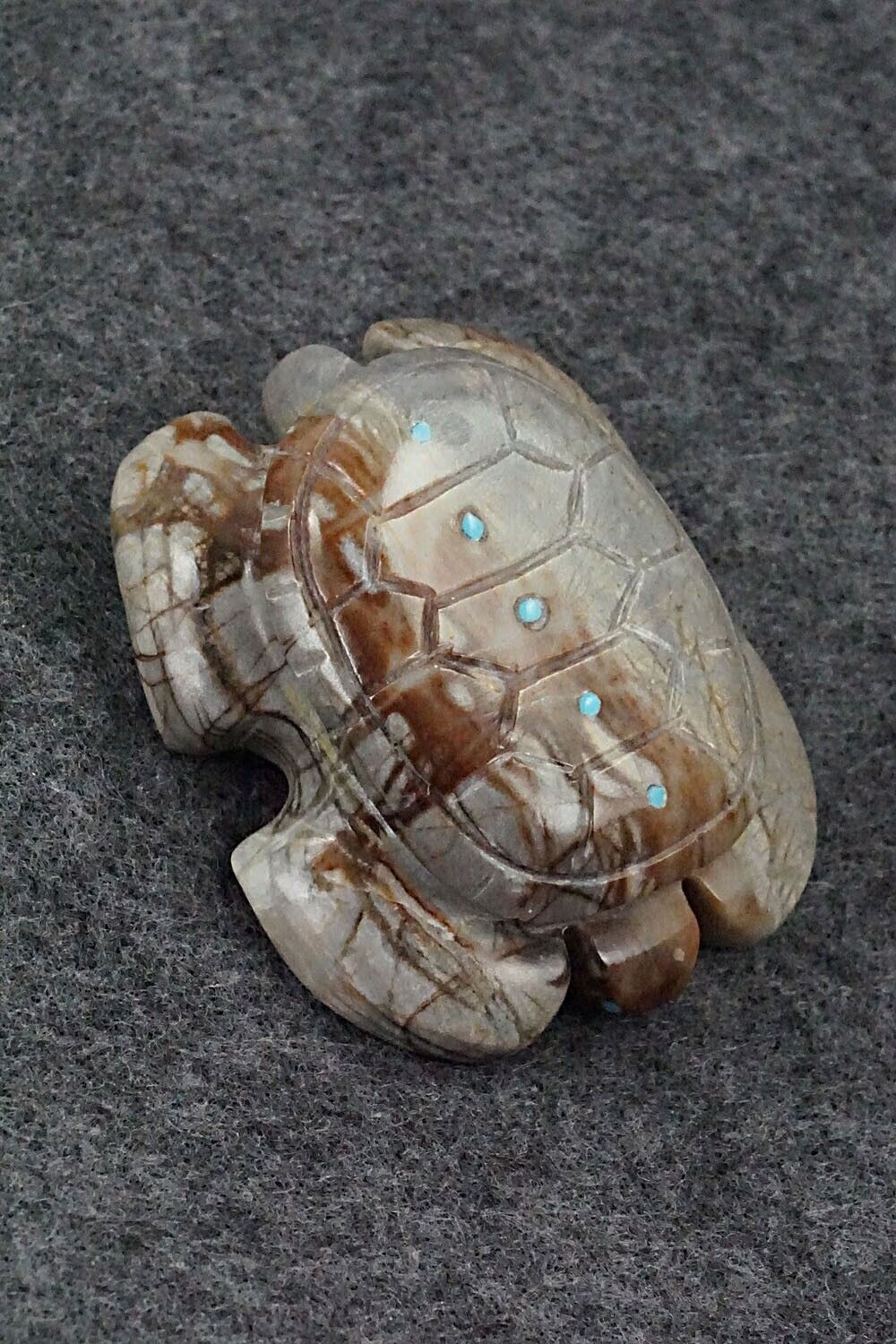 Turtle Zuni Fetish Carving - Danny Lonjose